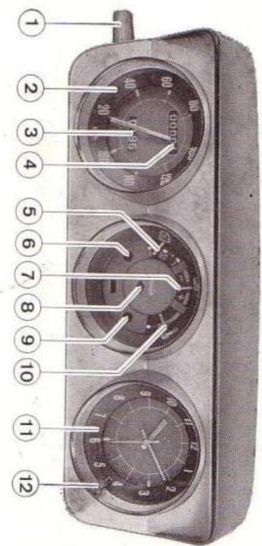 PEUGEOT 204 COUPE - Thermomètre - 1