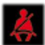 PEUGEOT 107 2007 - Témoin de ceinture conducteur non bouclée - 1