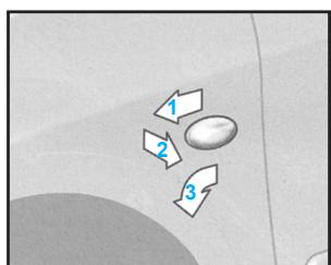 PEUGEOT 206 - Répétiteur lésimal de clignant WY5W amber - 1