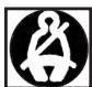 PEUGEOT 206 - Témoin de neutralisation-de l'airbag passager* - 1