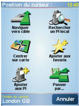 TOMTOM NAVIGATOR 6-PDA/MOBILE NAVIGATION - Utiliser le bouton Curseur - 1