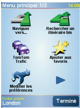 TOMTOM NAVIGATOR 6-PDA/MOBILE NAVIGATION - Menu principal - 1