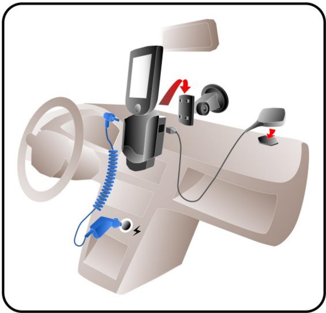 TOMTOM NAVIGATOR 3 POUR PALM - Car Kit - 9