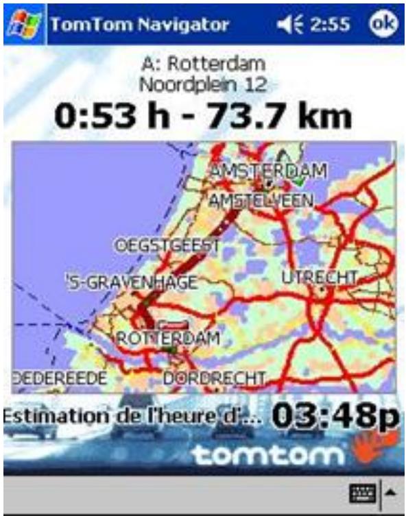 TOMTOM NAVIGATOR 3 POUR PALM - Planification d'un itinétaire - 5