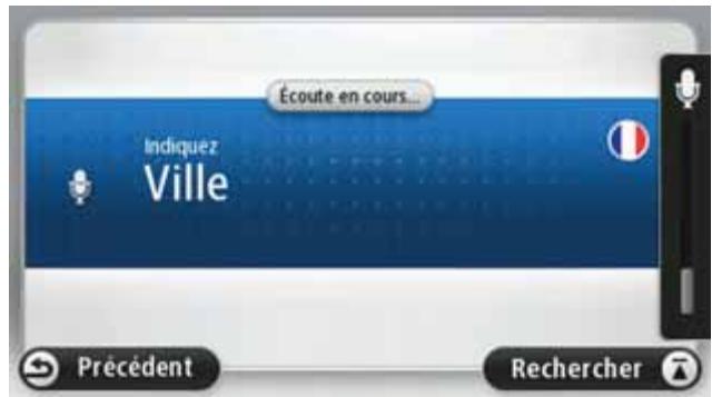 TOMTOM GO LIVE 1000, GO LIVE 1005 - Planifier un trajet avec la reconnaissance vocale - 2