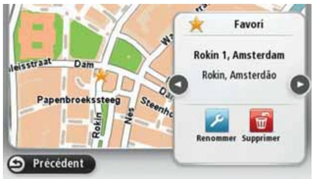 TOMTOM GO LIVE 1000, GO LIVE 1005 - Gérer les favorsis - 3
