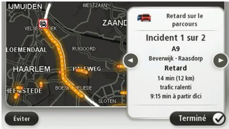 TOMTOM GO LIVE CAMPER & CARAVAN - Pour en savoir plus sur un incident - 2