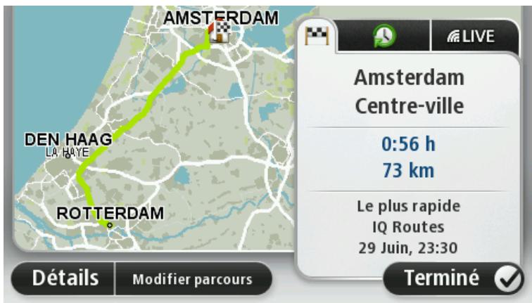 TOMTOM GO LIVE CAMPER & CARAVAN - Récapitulatif du parcours - 1