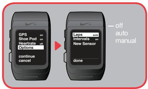 TOMTOM GPS MONTRE NIKE+ - METTRE LE CAPTEUR EN MODE VEILLE - 5
