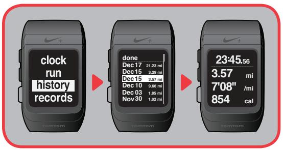 TOMTOM GPS MONTRE NIKE+ - METTRE LE CAPTEUR EN MODE VEILLE - 7