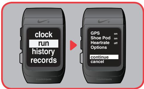 TOMTOM GPS MONTRE NIKE+ - METTRE LE CAPTEUR EN MODE VEILLE - 4