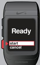 TOMTOM GPS MONTRE NIKE+ - Faire défiler, sélectionner, taper légèrement - 4
