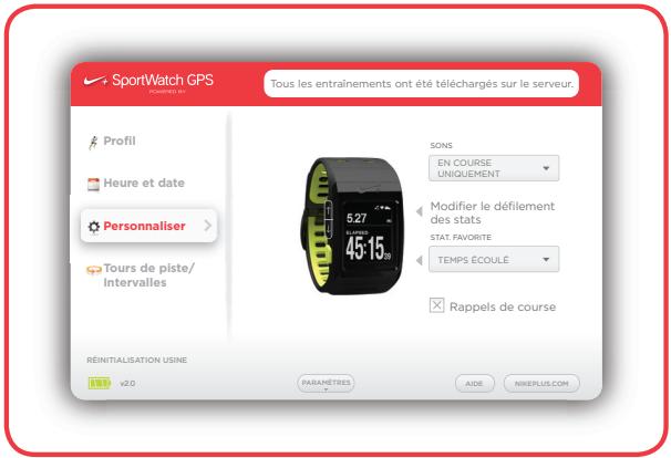 TOMTOM GPS MONTRE NIKE+ - RéGLAGE DE L'HEURE - 1