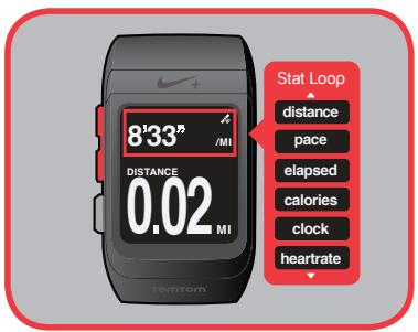 TOMTOM GPS MONTRE NIKE+ - METTRE LE CAPTEUR EN MODE VEILLE - 9