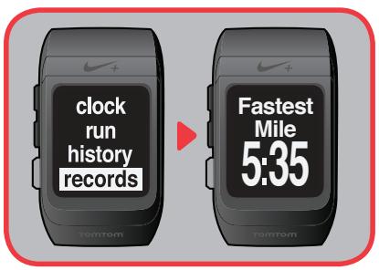TOMTOM GPS MONTRE NIKE+ - METTRE LE CAPTEUR EN MODE VEILLE - 8