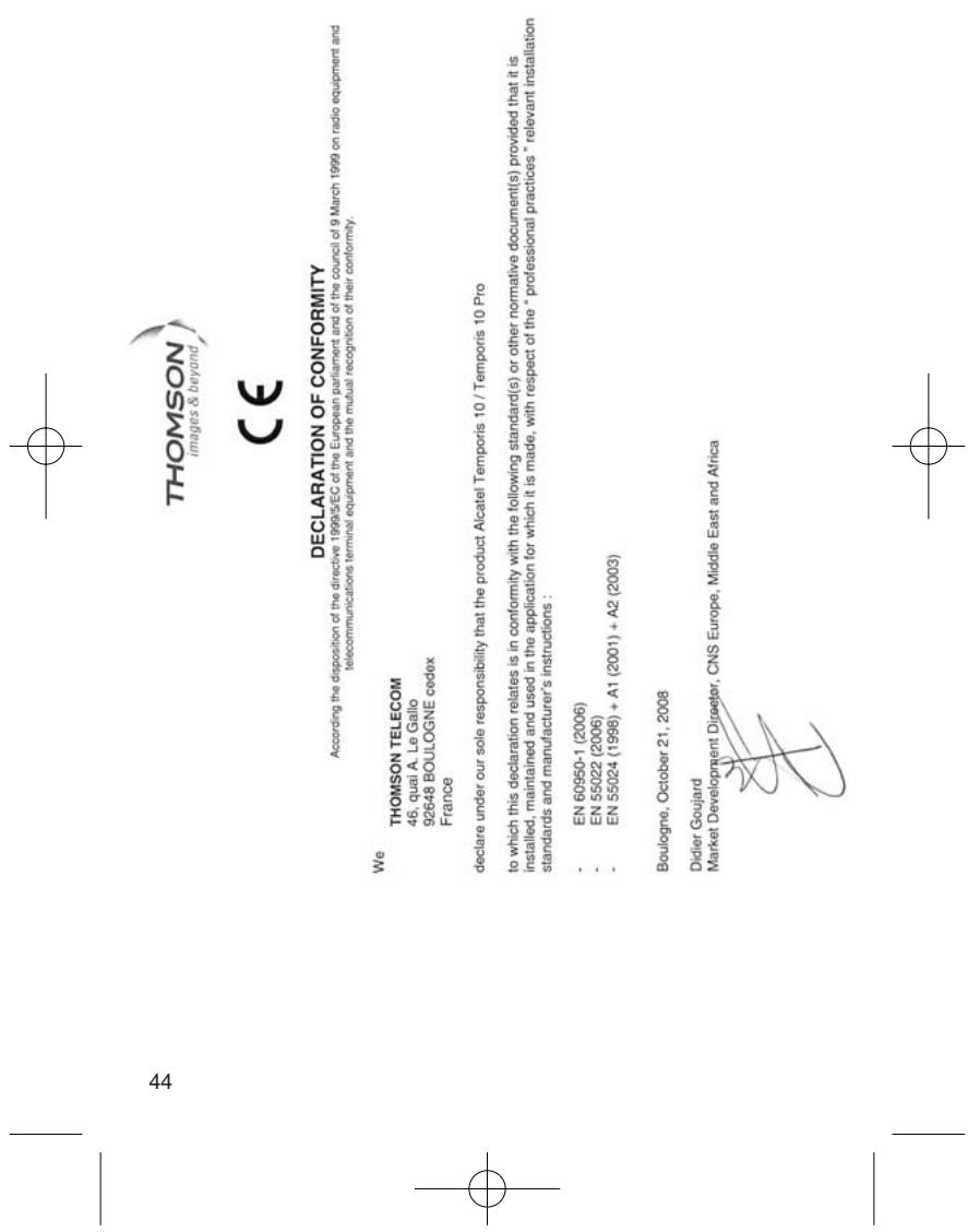 ALCATEL TEMPORIS 10 - ENVIRONMENT - 2