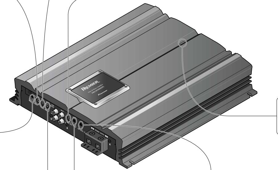 PIONEER PRS-D5000SPL - Commande de la fréquence de coupure pour LPF - 1
