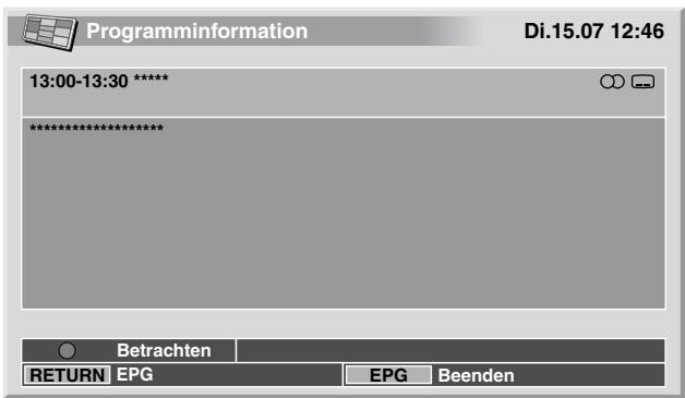 PIONEER PDP-434HDE - Wahlen eines Programms für sofortigen Empfang - 1