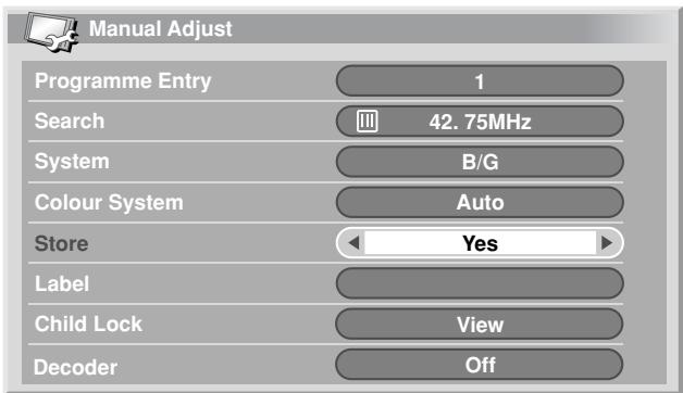 PIONEER PDP-434HDE - Using Manual Adjust - 5