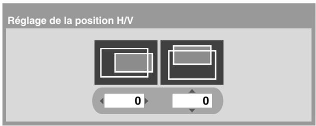 PIONEER PDP-434HDE - Réglage de la position de l'image (mode AV uniquement) - 2