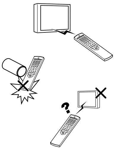 PIONEER PDP-434HDE - Précautions relatives au boîtier de télécommande - 1