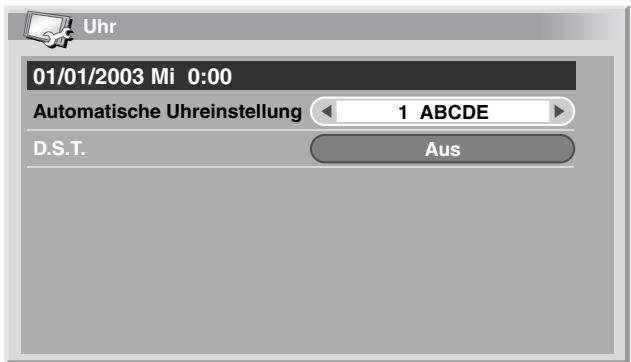 PIONEER PDP-434HDE - Einstellen der Uhr - 1