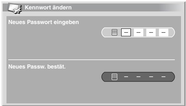 PIONEER PDP-434HDE - Ändern des Kennworts - 1