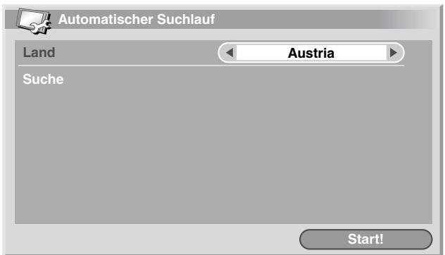 PIONEER PDP-434HDE - Verwendung des automatischen Suchlaufs - 1