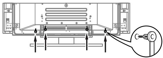PIONEER PDP-434HDE - Fixation des colliers rapides à l'appareil - 1