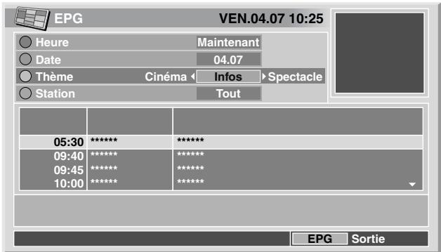 PIONEER PDP-434HDE - Recherche d'émissions - 1