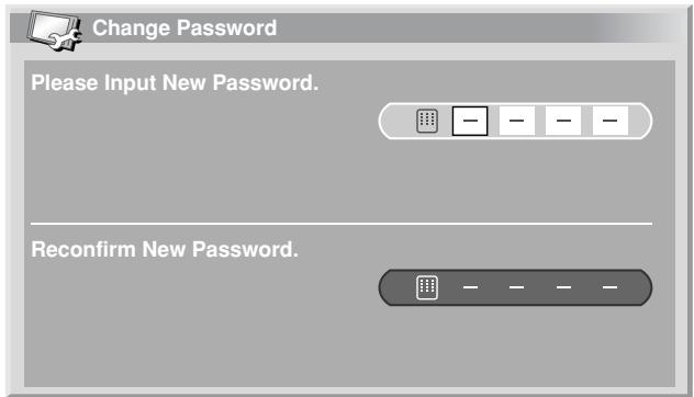 PIONEER PDP-434HDE - Changing the password - 1