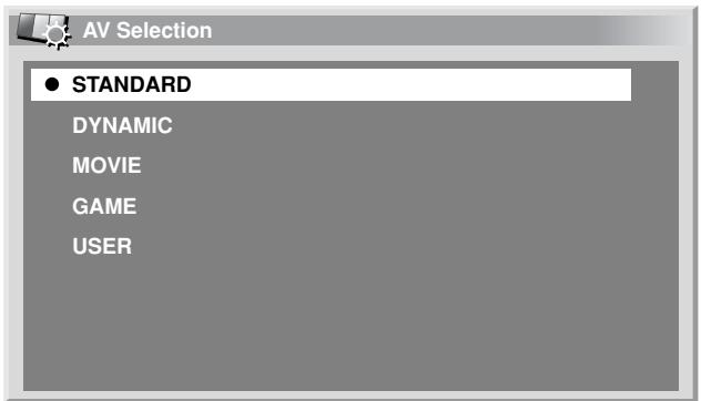 PIONEER PDP-434HDE - AV Selection - 1