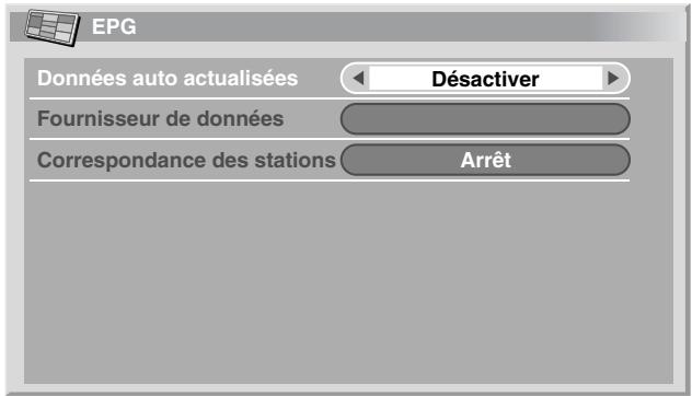 PIONEER PDP-434HDE - Mise à jour automatique des informations EPG - 1