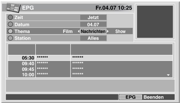 PIONEER PDP-434HDE - Suchen nach Programmen - 1