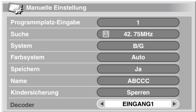 PIONEER PDP-434HDE - Wahlen eines Decodereingangs - 1
