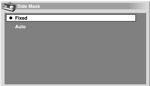 PIONEER PDP-434HDE - Changing the brightness at both sides of the screen (Side Mask) - 1