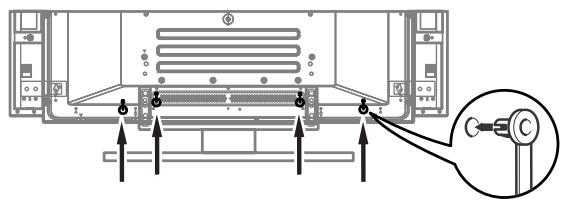 PIONEER PDP-434HDE - Attaching speed clamps to the main unit - 1