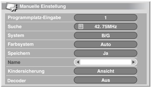 PIONEER PDP-434HDE - Eingeben von Fernsehkanalnamen - 1