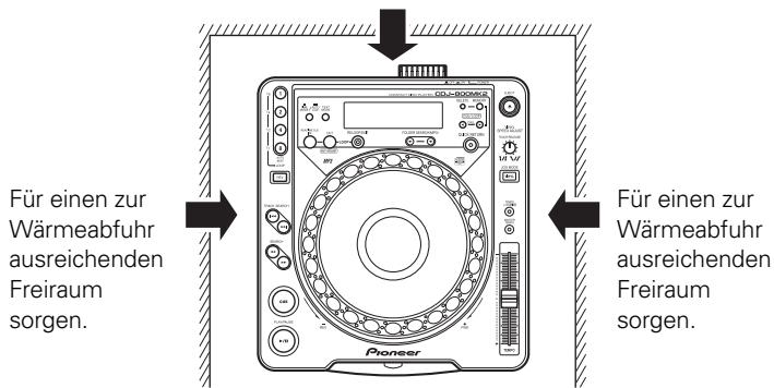 PIONEER CDJ-800MK2 - Aufstellungssort - 2