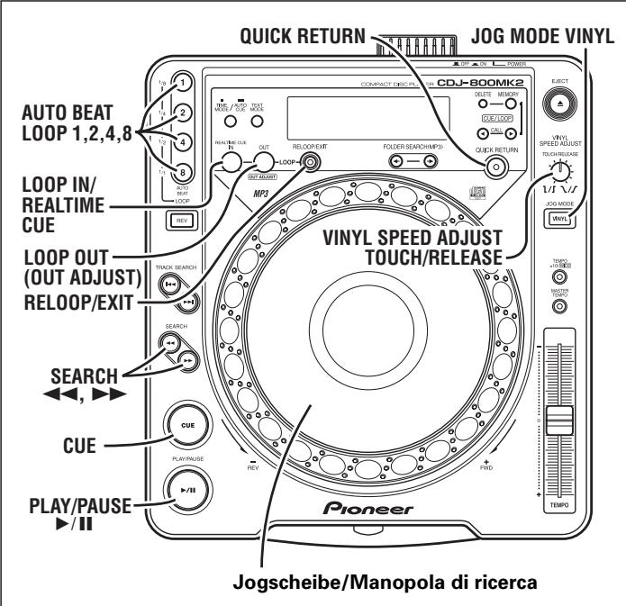 PIONEER CDJ-800MK2 - Operazioni avanzate - 1