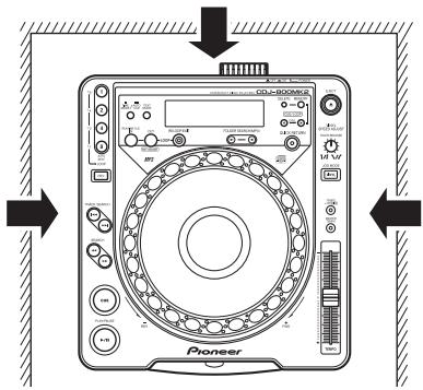PIONEER CDJ-800MK2 - Emplacement d'installation - 2
