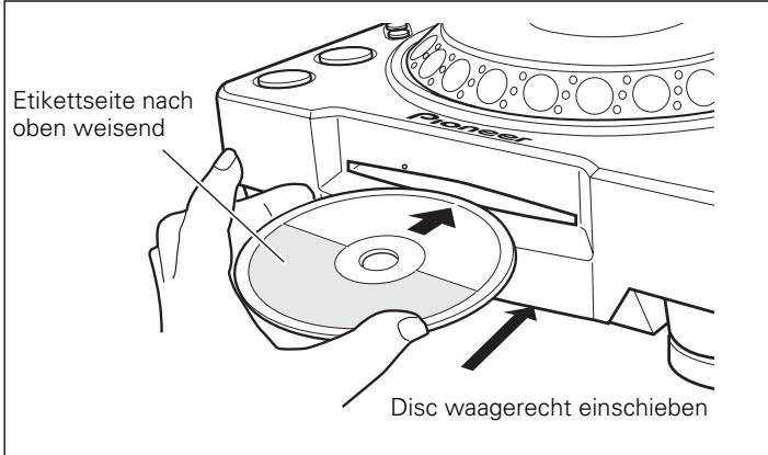 PIONEER CDJ-800MK2 - Laden und Entfernen von Discs - 1