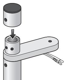 PIONEER CP-ST100 - Monte el brazo y el soporte (corto) y pase cada cable de altovoz enorden como se muestra. - 2