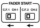 PIONEER DJM-707 - Via de kruisfader starten met de weergave - 1