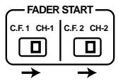 PIONEER DJM-707 - Starten der Wiedergabe über Kanal-Faderhebel - 1