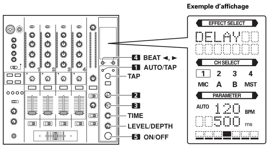 PIONEER DJM-800 - PRODUCTION D'EFFETS DE BATTEMENT - 1