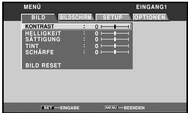 PIONEER PDA-5003 - Drücken Sie MENU, um die Menüanzeige aufzurufen. - 1