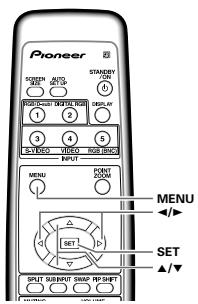PIONEER PDA-5003 - PICTURE/SCREEN Adjustment - 2