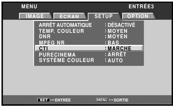 PIONEER PDA-5003 - Augmentation du contraste du bord de couleur (CTI) - 3