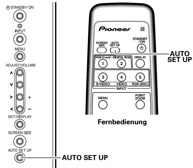 PIONEER PDA-5003 - Nach Drücken der Taste werden die für die aktuelle Eingangssignalquelle optimalen Einstellungen automatisch gewählt. - 1